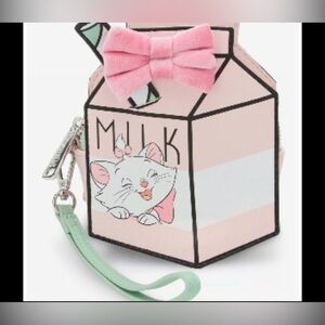 NEW Loungefly Disney The Aristocats MARIE Milk Carton Coin Purse Wristlet